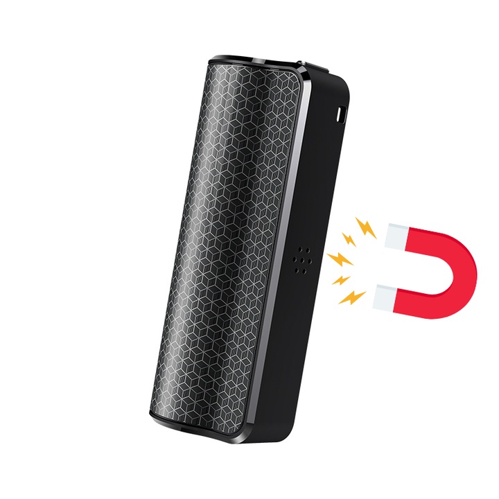 Магнитен шпионски рекордер Q70, 8GB памет с до 120 часа запис, мини скрит рекордер с гласово активиране, идеален за разследвания, дискретно наблюдение и събиране на аудио доказателства, компактен и лесен за прикриване – ZeroSecrets