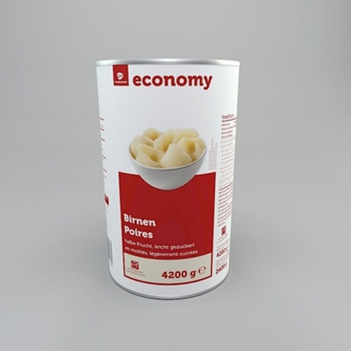 Pere jumatati de fructe in sirop usor 4200g