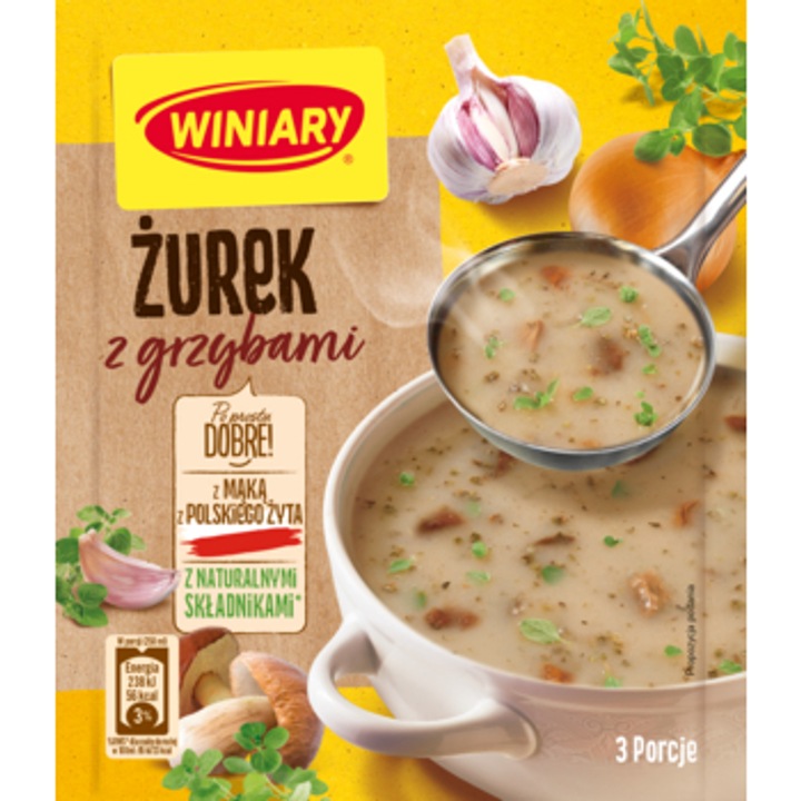 Zurek cu ciuperci, 49g, WINIARY