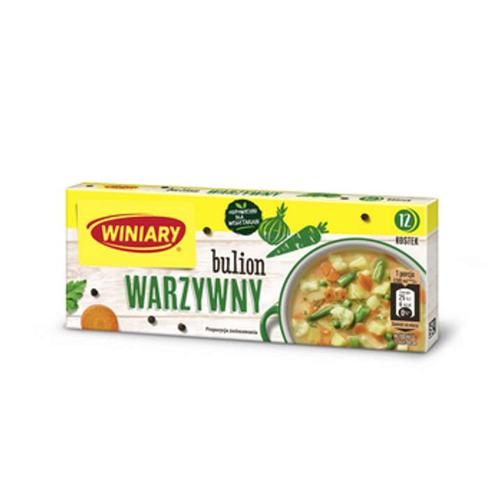 Bulion vegetal Winiary, 120g (set 12 cuburi)