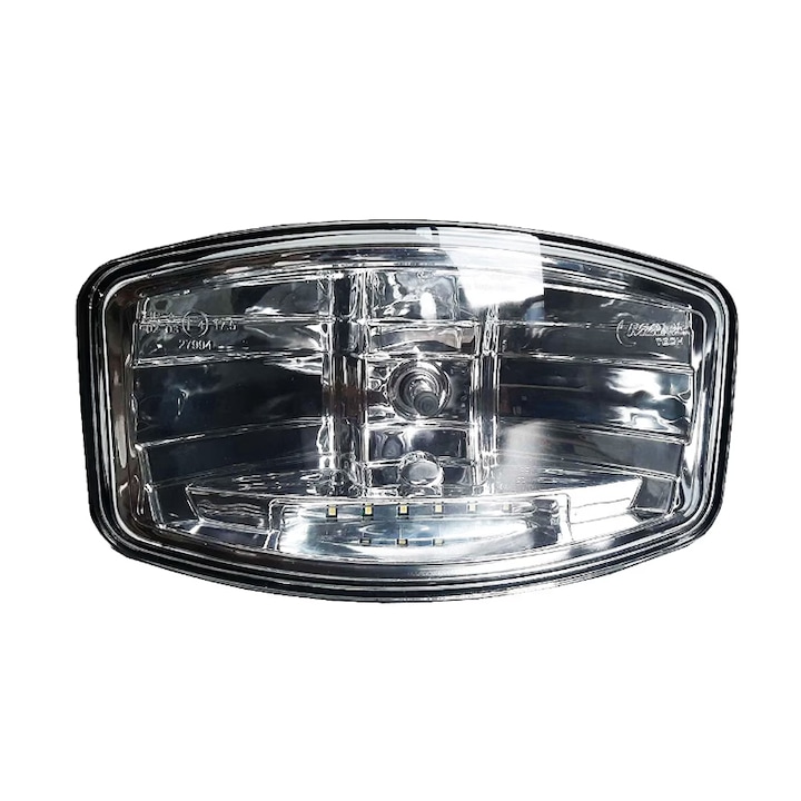 Proiector Flexzon, Rqiurpn, bec H7 24V, cu 6 lumini de pozitie LED, pentru camioane si autocamioane, 245x161mm