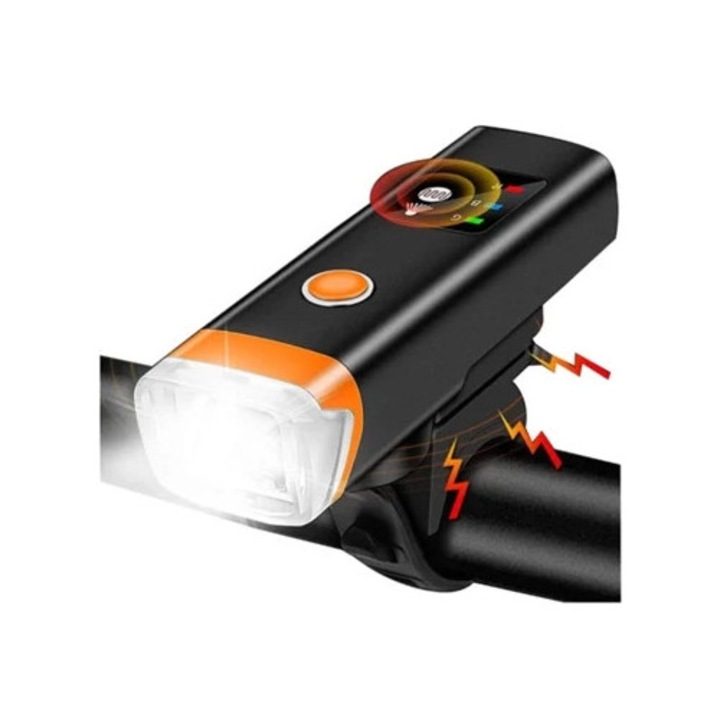 Lumina bicicleta YIZHOOD DES01, neagra