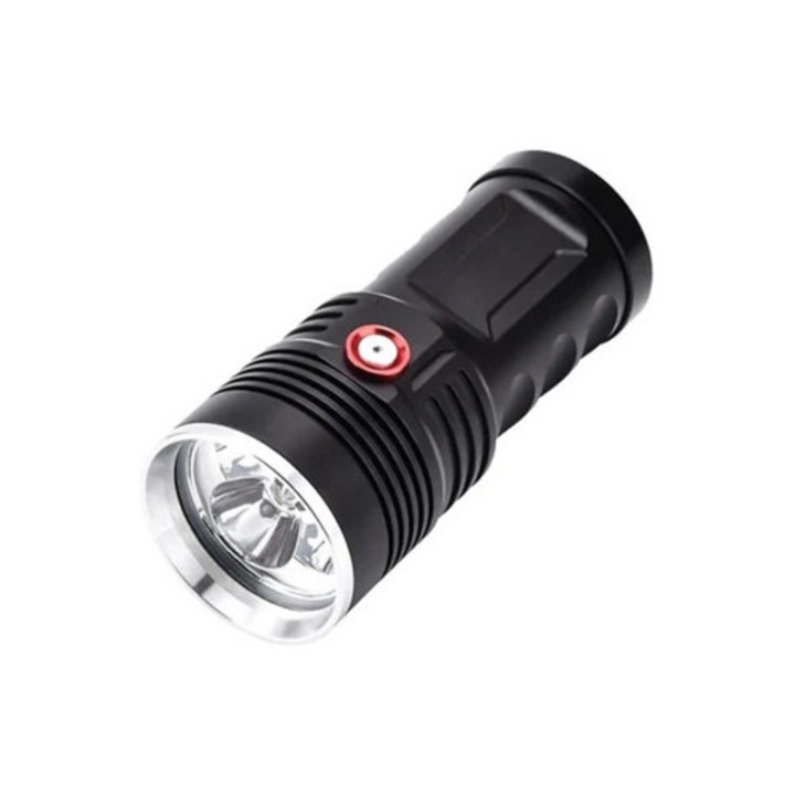 Lanterna Yizhood 8000 Lumeni, 3 Moduri, Waterproof IPX8, Neagra