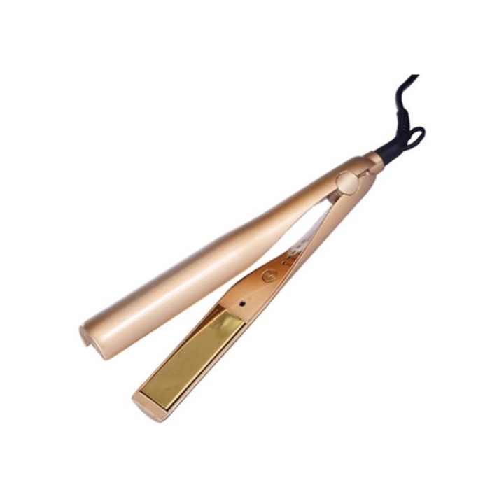 Placa de indreptat parul YIZHOOD Adc272 150-200 grade, aurie
