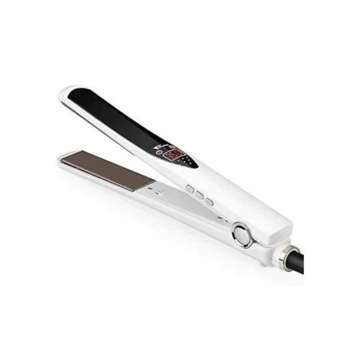 Placa de indreptat parul YIZHOOD ADC236, 150-200°C, alb