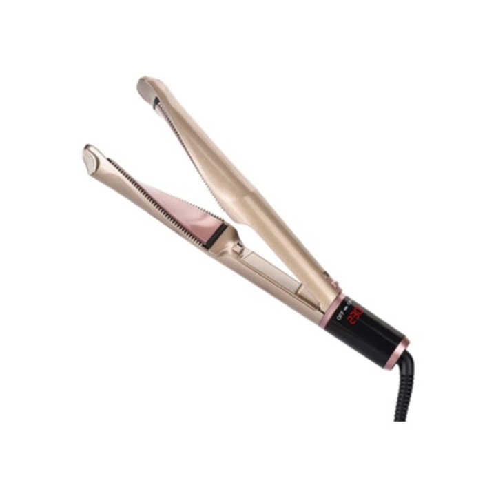 Placa de indreptat parul YIZHOOD Adc138, 150-200°C, aurie