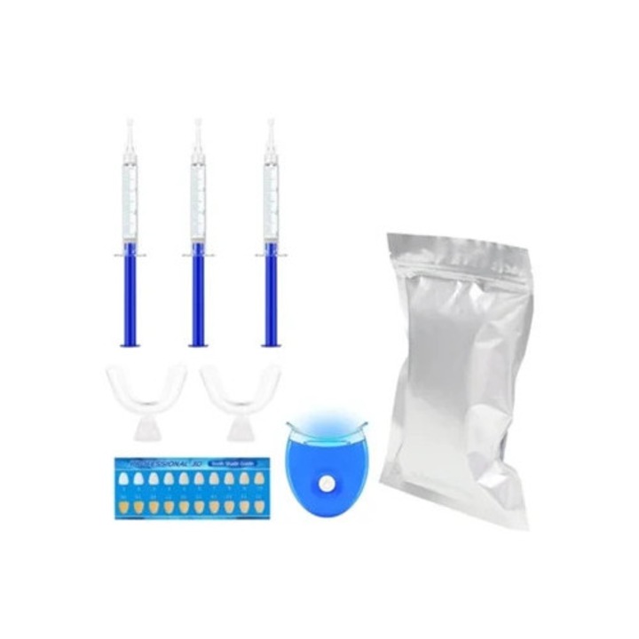 Kit de albire a dintilor Lt 01, albastru