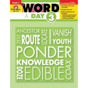 Word a Day Grade 3, Evan-Moor Educational Publishers (Author) Word a Day Grade 3, Evan-Moor Educational Publishers (Author)