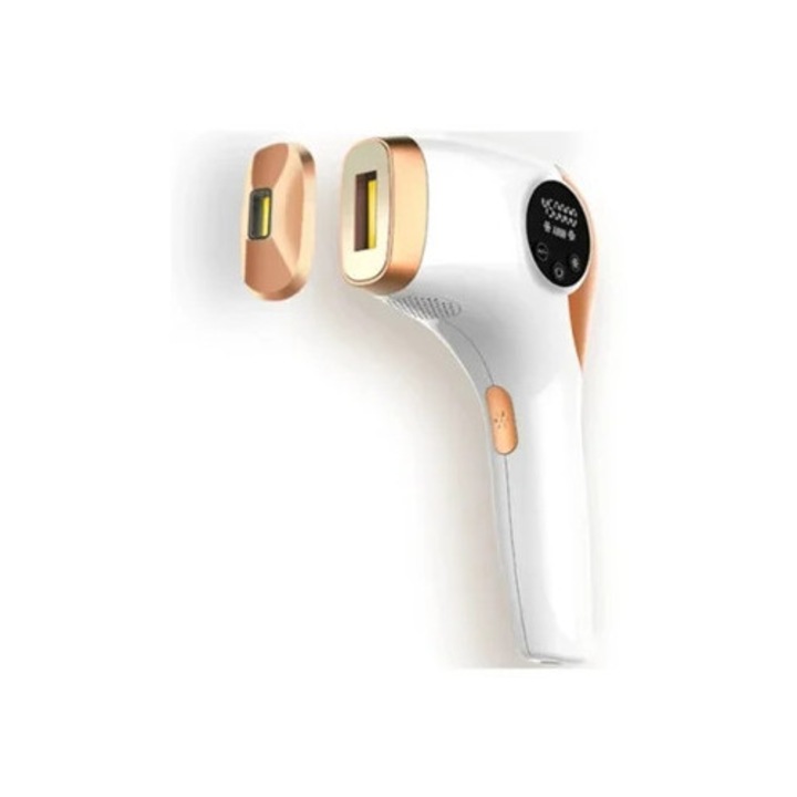 Epilator laser pentru femei si barbati, 450,000 de flash-uri, alb, Yizhood