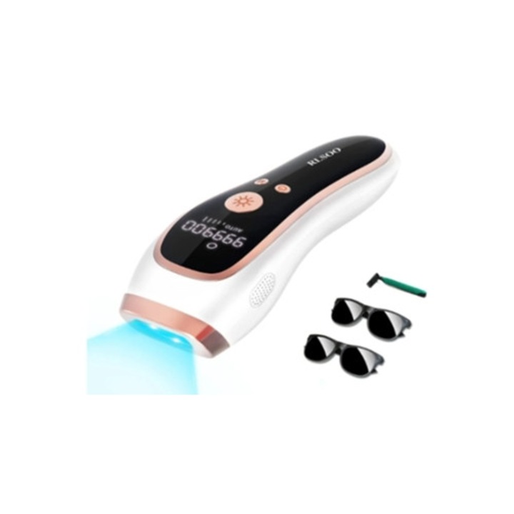 Epilator IPL, dispozitiv de epilare laser acasa, alb, Yizhood