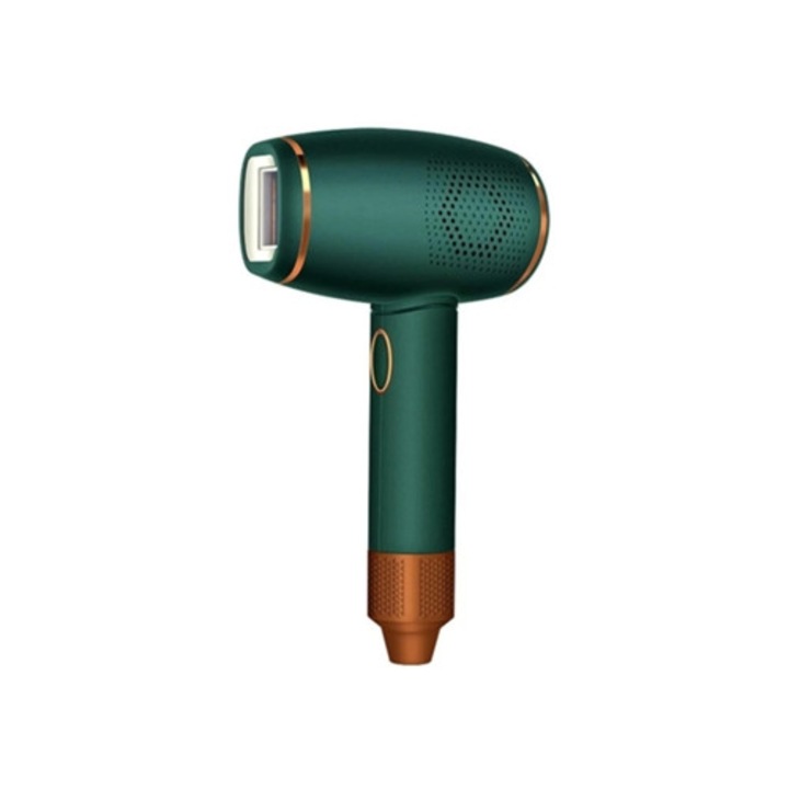 Epilator cu sistem de racire, 2 capete verzi, Yizhood