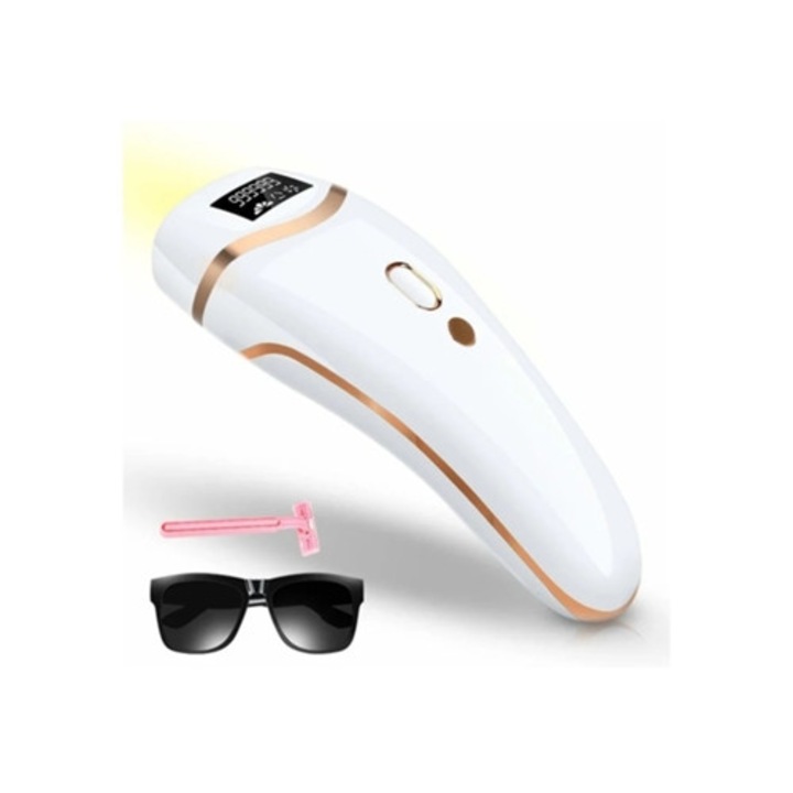 Epilator laser fara durere Yizhood, 999,999 de flash-uri, pentru fata, picioare, axile, corp