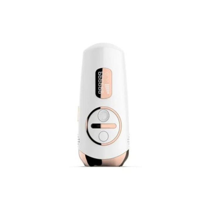 Epilator IPL, 999,999 flash-uri de racire, alb, pentru fata, axile, linia bikinilor, corp complet