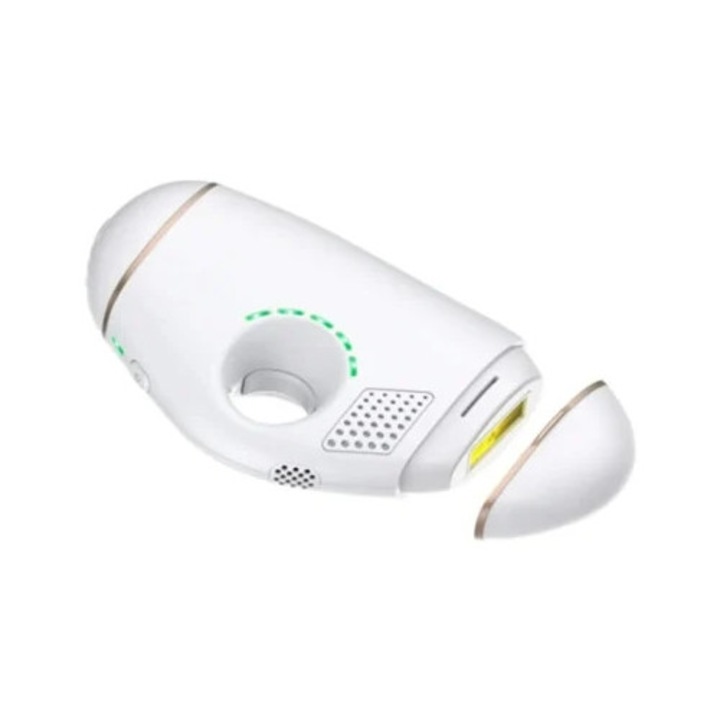 Epilator IPL T019, 600,000 impulsuri, 5 niveluri de energie, alb