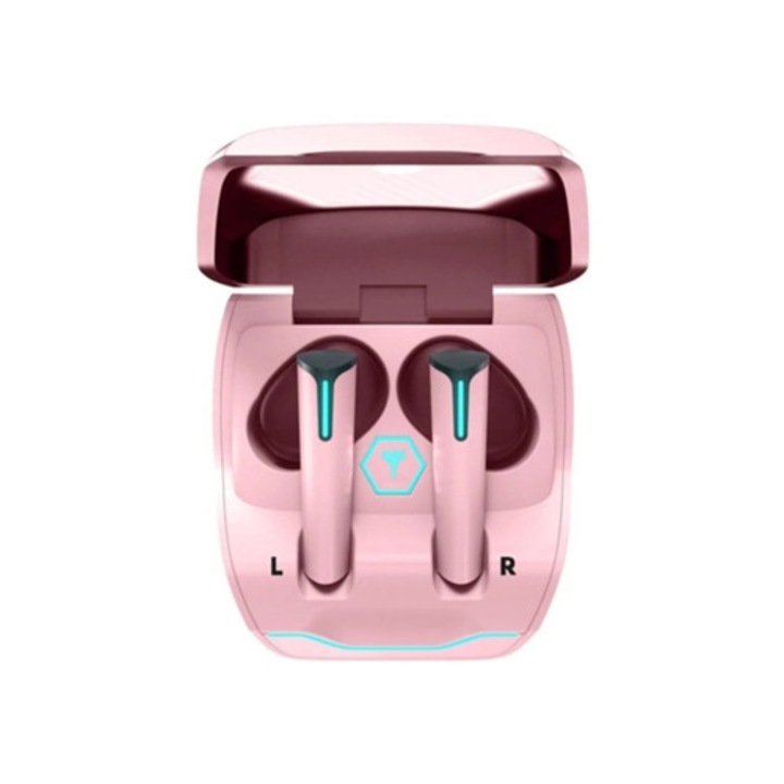Casti Wireless Yizhood True Wireless Bluetooth In Ear, roz