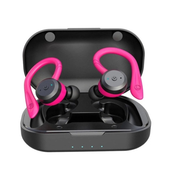 Casti Wireless Yizhood True Wireless Bluetooth In Ear, roz