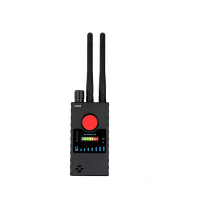 Detector wireless anti-spionaj, pentru GPS, negru