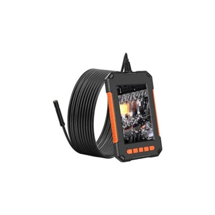 Camera endoscopica industriala IP68 pentru inspectia conductelor de canalizare, 8 LED-uri, set