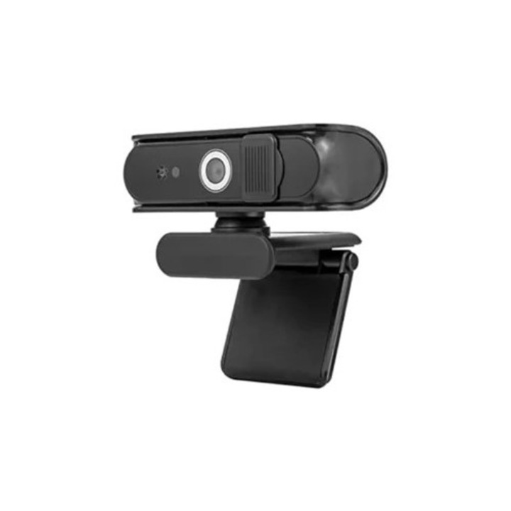 Webkamera 12.0MP, 1080p, 30fps, fekete, USB 2.0