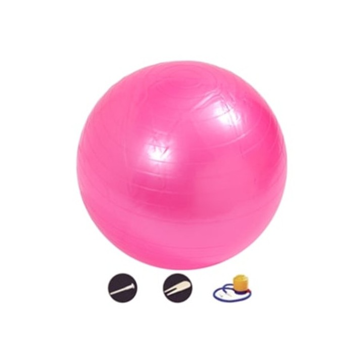 Minge fitness pentru exercitii si yoga, set cu pompa, multicolor, dimensiune variabila