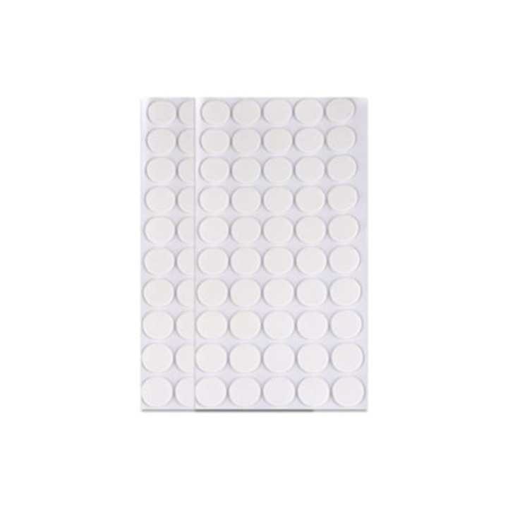 Banda adeziva dublu fata transparenta, 100 unitati, capsule acrilice, fara reziduuri