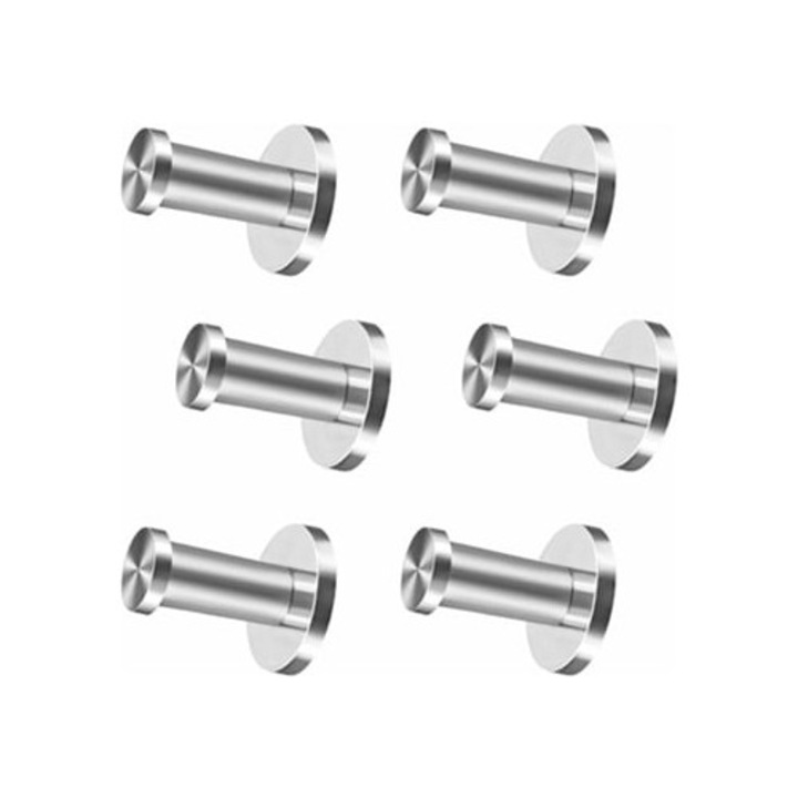 Suporturi pentru prosoape din otel inoxidabil, set, montare pe perete, rezistent, 2 bucati