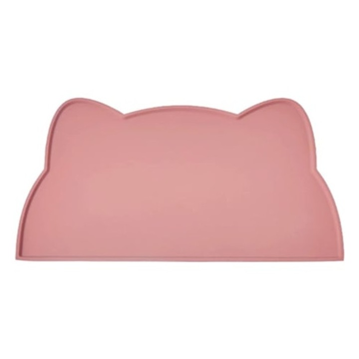 Castroane si adapatori animale, bol si saltea din silicon, impermeabile, antiderapante, roz corai