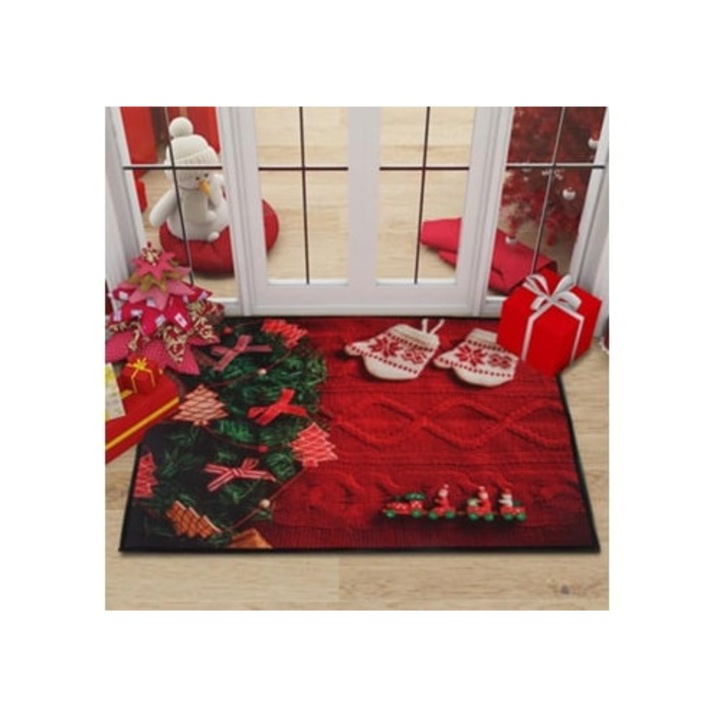 Karácsonyi szőnyeg, díszítő szőnyeg, 40x60cm
