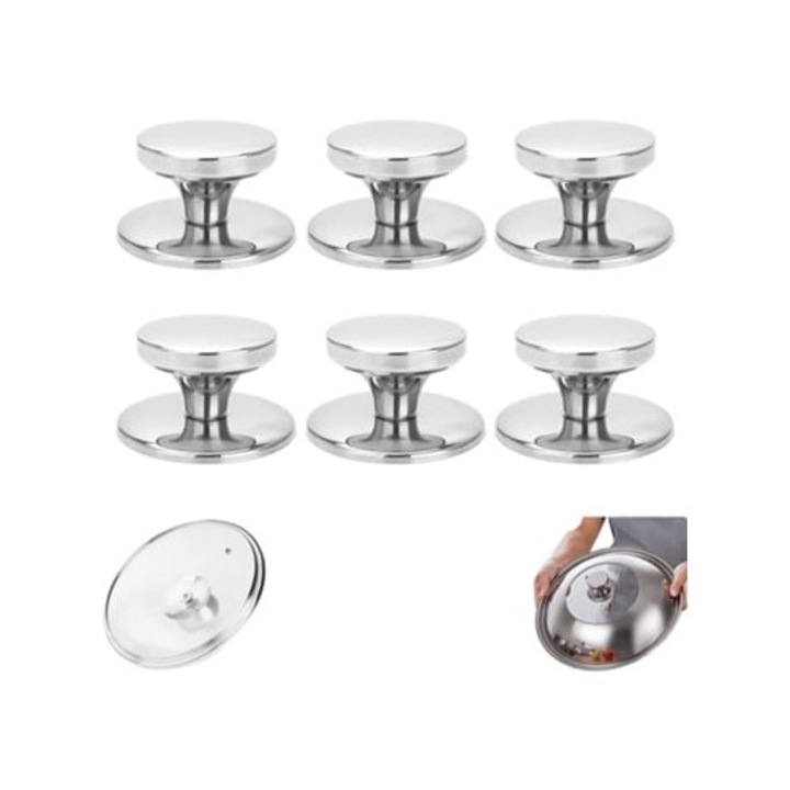 Capac vas pentru gatit, inox, usor de instalat, solutie durabila, universal