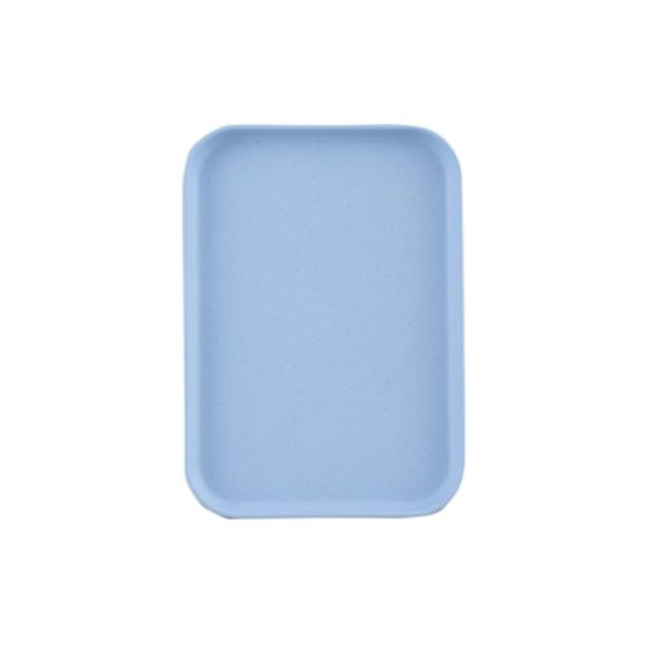 Művészi tányérok, világoskék, szett, 38x2cm