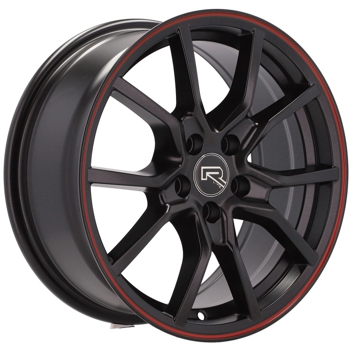 Set 4 Jante Aliaj RacingLine 16" 5x100 pentru SKODA FABIA KAMIQ RAPID SCALA VW POLO 4 5 6 T-CROSS TAIGO VENTO