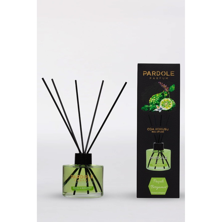 Pardole Odorizant de Camera cu Betisoare Patchouli-Bergamota 145 ml