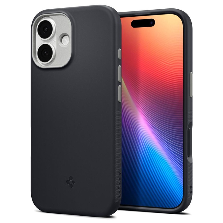 Husa pentru iPhone 17 - Spigen Caseology Nano Pop MagSafe - Black Sesame