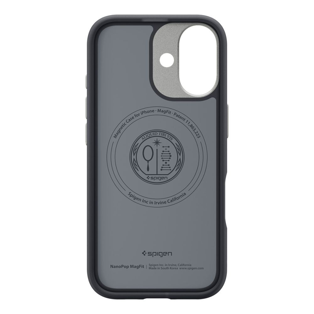 Husa pentru iPhone 17 - Spigen Caseology Nano Pop MagSafe - Black Sesame