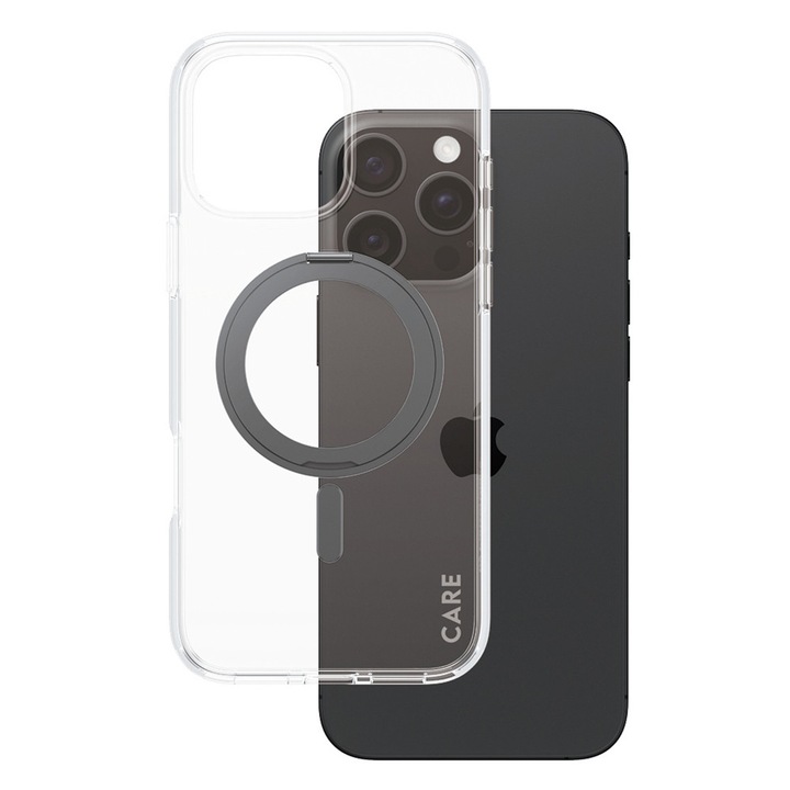 Husa pentru iPhone 16 Pro Max, MagSafe, PanzerGlass, Transparent