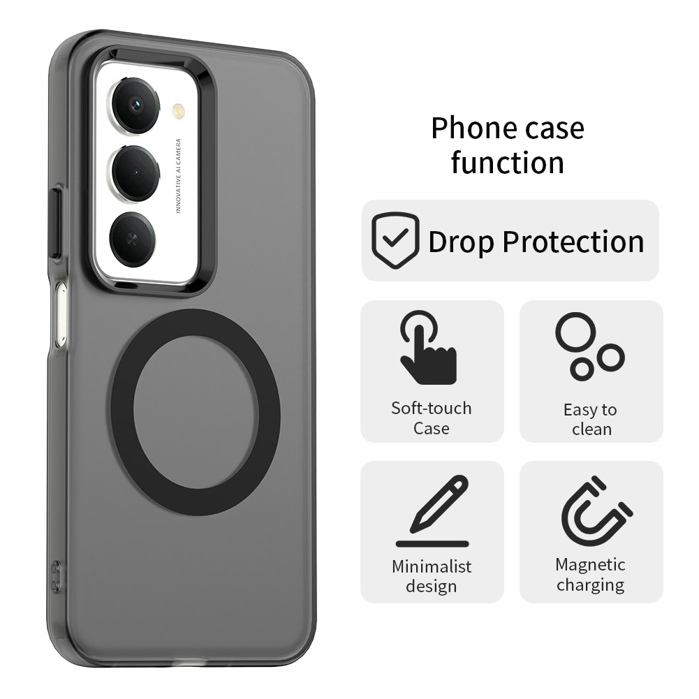 Husa pentru Xiaomi Redmi 15 4G / Redmi 15 5G - Techsuit CandyCase MagSafe - Black