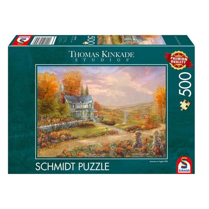 Schmidt 500 db-os puzzle - Autumn at Apple Hill, Thomas Kinkade (58795)
