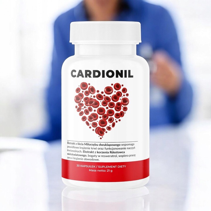 Supliment nutritiv Cardionil, 30 capsule, NGS, pentru sanatatea cardiovasculara, ambalare economica