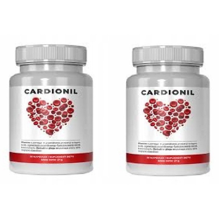Set 2x Cardionil, NGS, 30 capsule, sanatoase pentru sistemul cardiovascular, ambalare economica