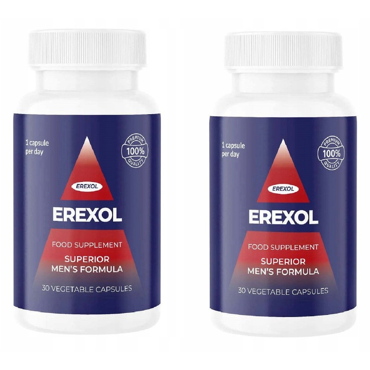 Set 2x Erexol, NGS, Supliment alimentar 30 capsule, Vitalitate, Extracte de plante