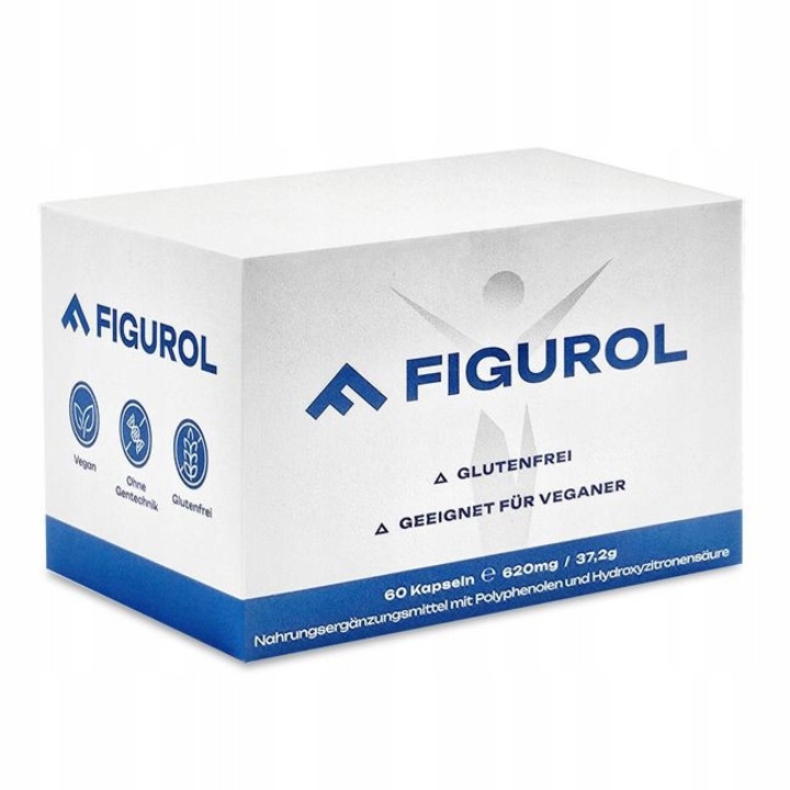 Figurol, supliment alimentar, 60 capsule, Garcinia Cambogia, ceai verde, ghimbir