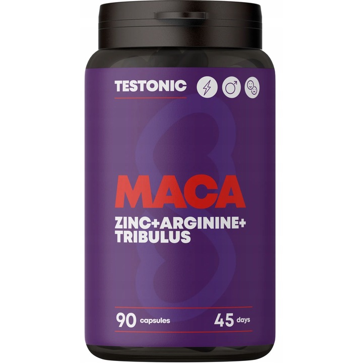 Supliment alimentar Testonic, NGS, 90 capsule, L-Arginina, pentru barbati