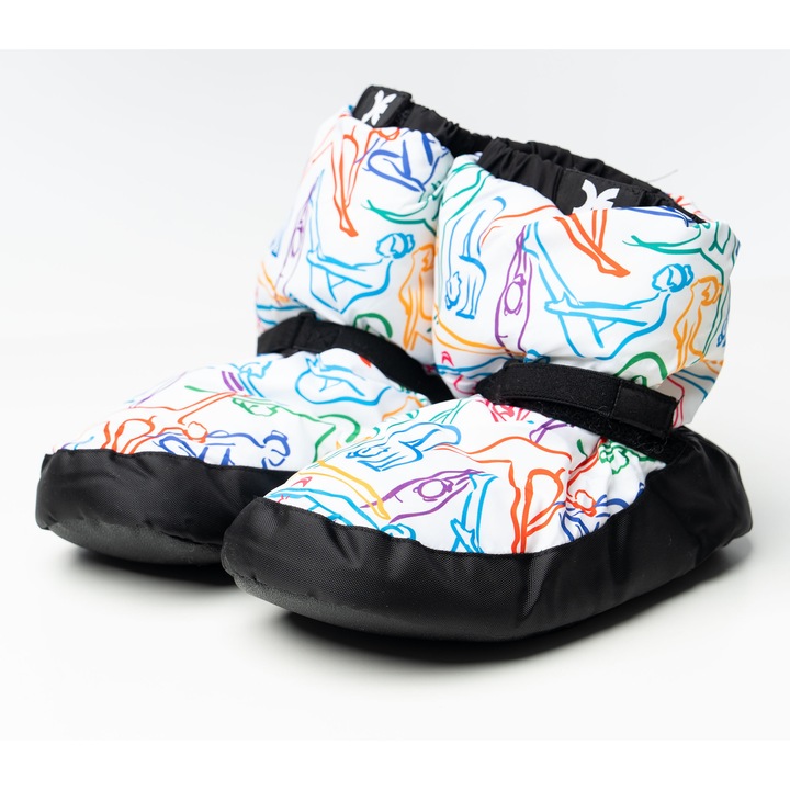 Загряващи ботуши за балет и танци DE Booties, БЯЛ, L