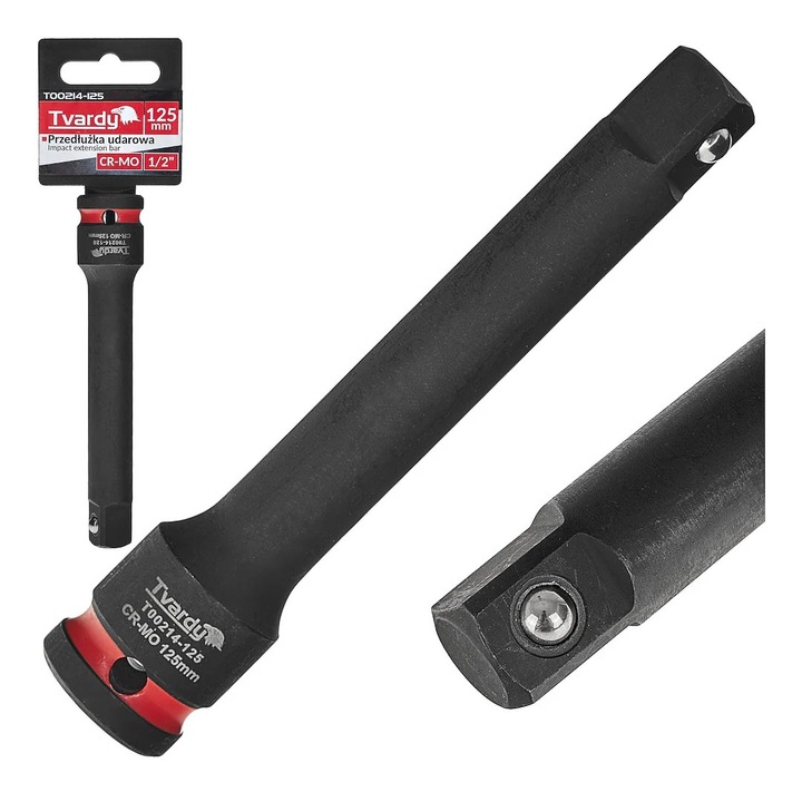 Prelungitor de impact 1 / 2", 125 mm, Cr-Mo, Tvardy T00214-125