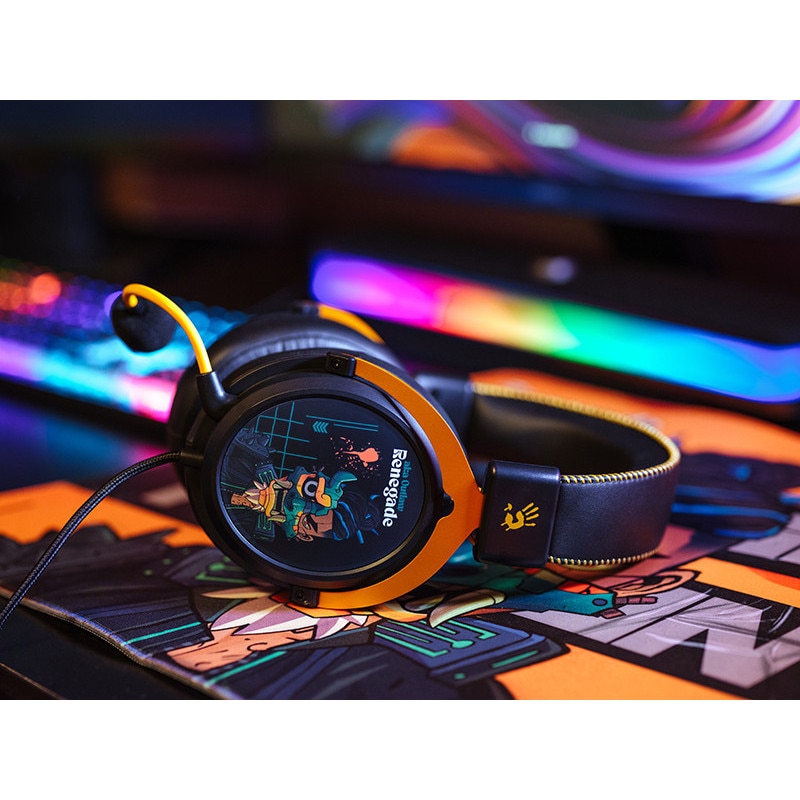 Casti gaming Bloody Gaming-Specific Sound Quality USB Renegade Midnight