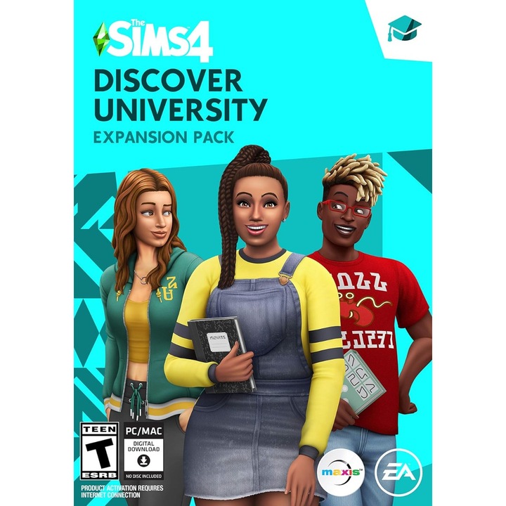 Joc, The Sims 4 + Discover university, Bundle Pack, PC (Windows)