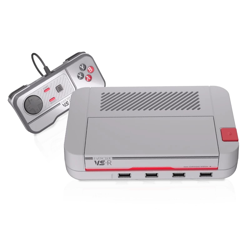 Consolă jocuri retro Evercade VS-R Solo, Full HD 1080p, Wi-Fi, controller inclus, 197x126x48mm