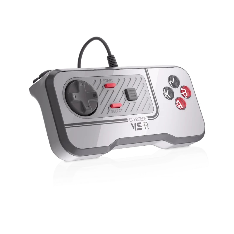 Consolă jocuri retro Evercade VS-R Solo, Full HD 1080p, Wi-Fi, controller inclus, 197x126x48mm