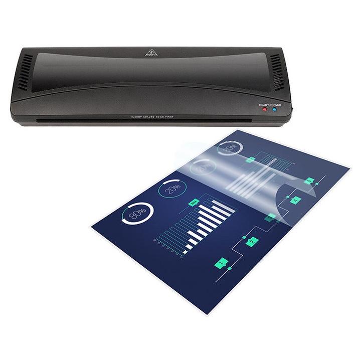 Laminator, Tracer, 100 piese, A3, Negru
