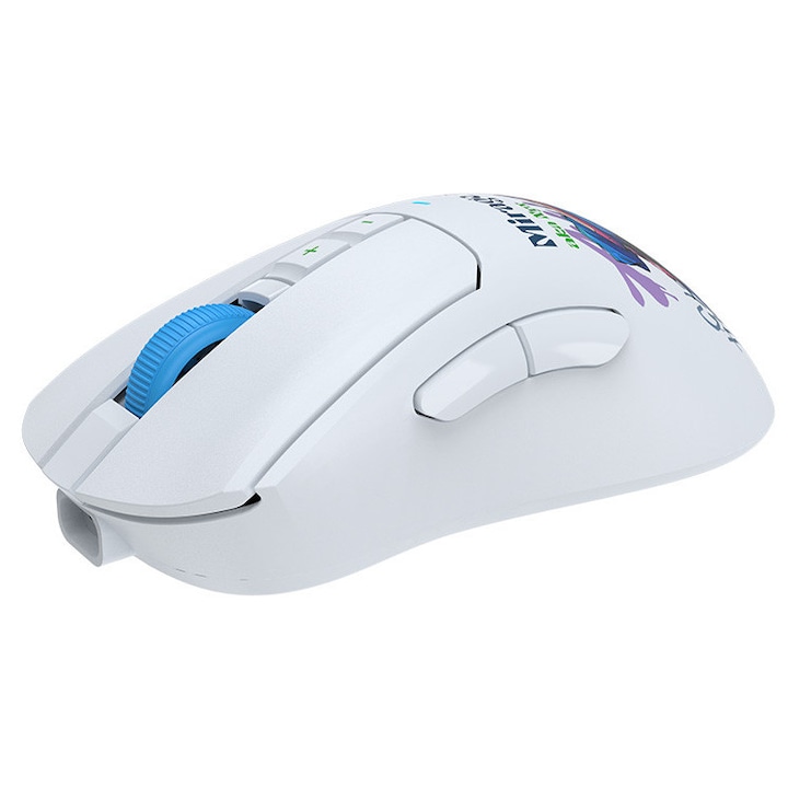 Vezeték nélküli egér, A4TECH Bloody R73 Ultra Duo, 20 000 DPI, 350 IPS, RF Wireless, Gaming, Jobbkezes, Nyx Mirage